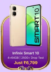 Infinix SMART 10 @ ₹6799 on Flipkart big Billion Days Sale