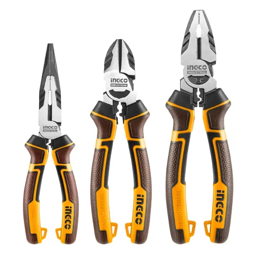 Image of INGCO 3-Piece High Leverage Pliers Set
