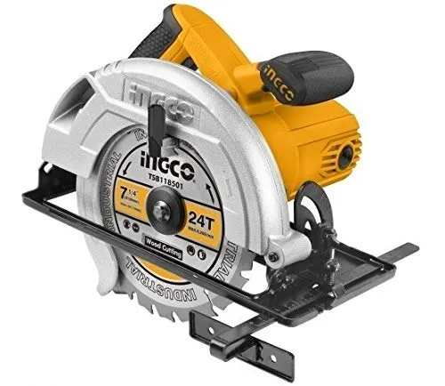 Image of INGCO POWERTOOLS & HANDTOOLS Corded Electric Saw, With Blade And Carbon Brushes With 1 Set Extra Carbon Brushes
