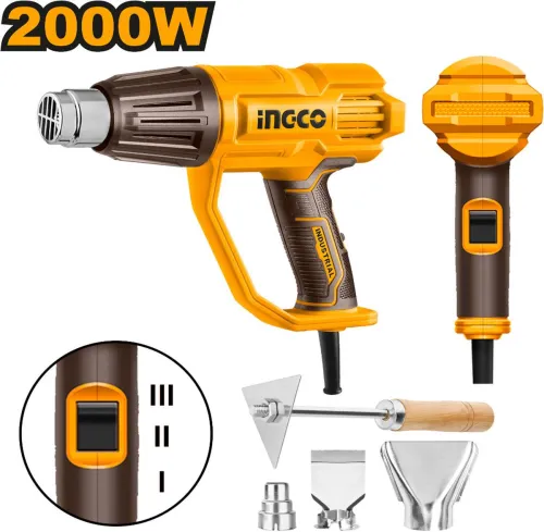 Image of INGCO 50 / 450°C / 550°C 2000 W Heat Gun