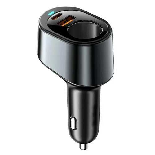 Image of INICIO 120W 3-Port Car Charger with Cigarette Lighter Splitter