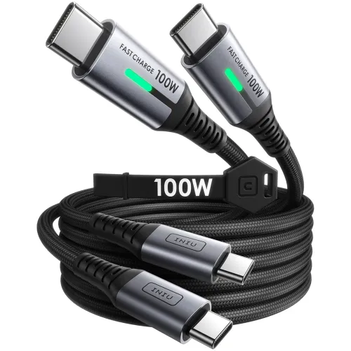 Image of INIU USB C to C Fast Charging Cable 100W