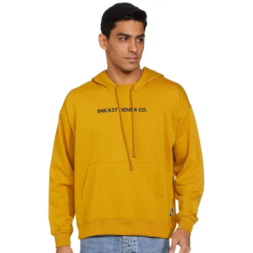 Image of Amazon Brand - INKAST Men Cotton Oversized Hooded Sweatshirt