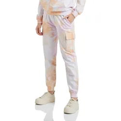 Inkast Womens Cotton Tie-Dye Joggers