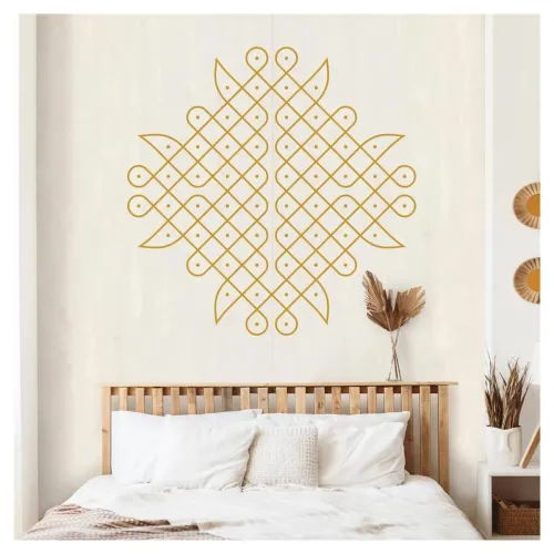 Image of Inkfence 52 cm Kolam Wall Sticker Wall Decor