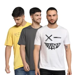 INKKR Mens Cartoon Regular Fit T-Shirt