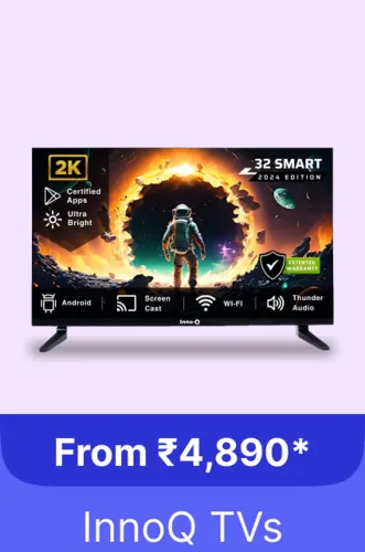 Image of InnoQ HD‑Ready LED TV @ ₹4490 On Flipkart Big Billion Days Sale 