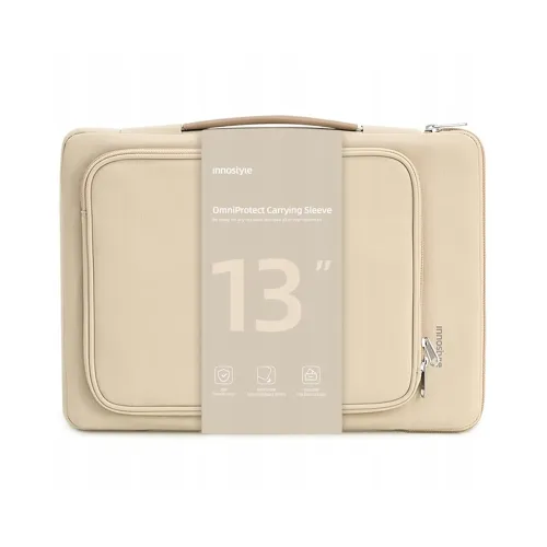 Image of innostyle OmniProtect Carrying Sleeve, Gentle Sand, 13inch