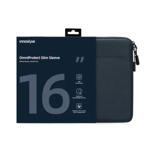 Image of innostyle OmniProtect Slim Laptop Sleeve, Might-Night Blue, 16inch