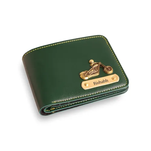 Image of Innovative Gifts Men's Personalized Leather Wallet