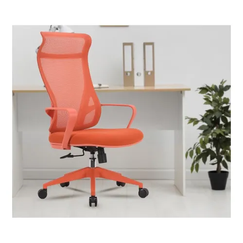 Image of INNOWIN Flamingo Ergonomic Office Chair (Orange)| 3 Years Warranty