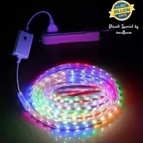 Image of inooBeam 400 LEDs 10 m Multicolor Strip Rice Lights  (Pack of 1)