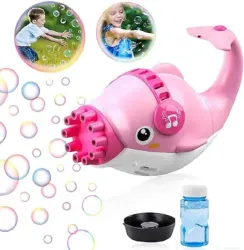 INOS Dolphin Bubble Machine Making Toy for Kids