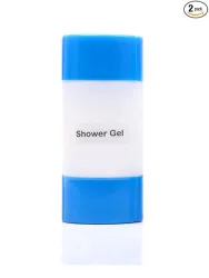 INOVERA 2 Piece Refillable Travel Bottles for Toiletries 