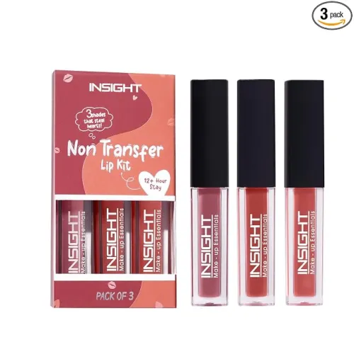Image of INSIGHT Non Transfer Liquid Lipstick Kit - Nudes (Pack of 3)