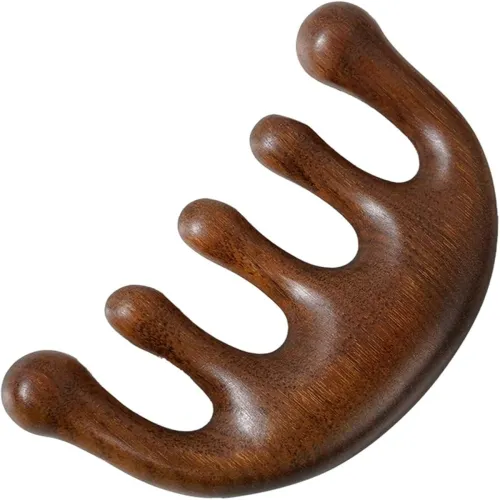 Image of INSIME Wooden scalp massager for hair growth