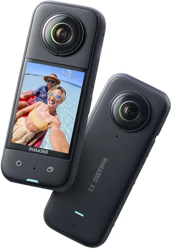 Image of Insta360 Action Camera X3 Sports and Action Camera (Black, 72 MP)