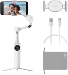 Insta360 Flow 2 Standard Bundle 3 Axis Gimbal for Mobile (130-300GM)