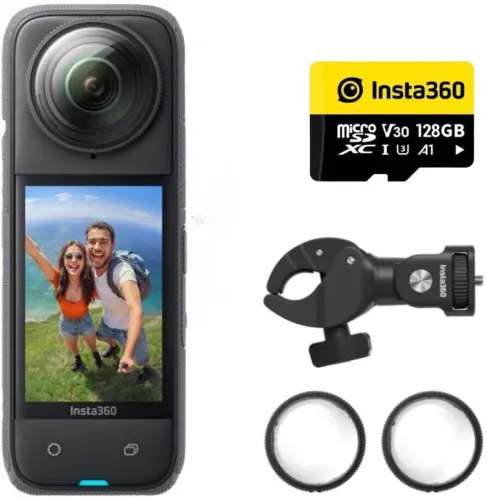 Image of Insta360 X4 Motorcycle Kit Camera 72 MP