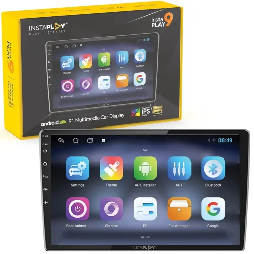 Image of Instaplay Universal Android Car System 9 Inch Full HD IPS Touchscreen Stereo Display