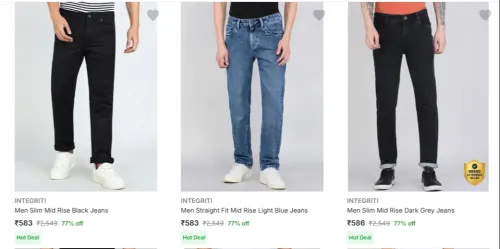 Image of Integriti Men's Jeans at minimum 70% Discount