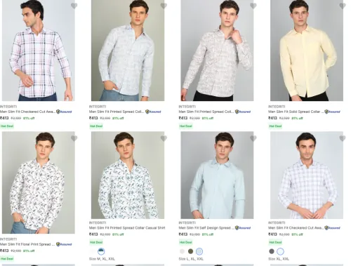 Image of Integriti mens shirts at 81% discount 