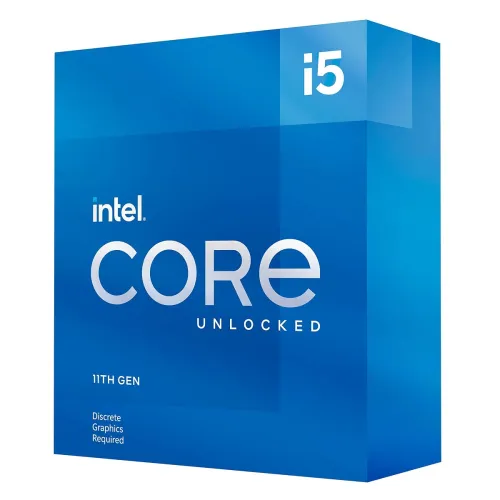 Image of Intel Core i5-11600KF Desktop Processor, 6 Cores up to 4.9 GHz