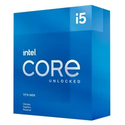 Intel Core i5-11600KF Desktop Processor, 6 Cores up to 4.9 GHz