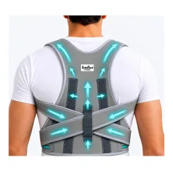 INTELLECT Posture Corrector Belt for Men & Women Upper Back & Shoulder Support