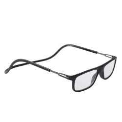 Intellilens Magnetic Reading Glasses (Black) - +2.50