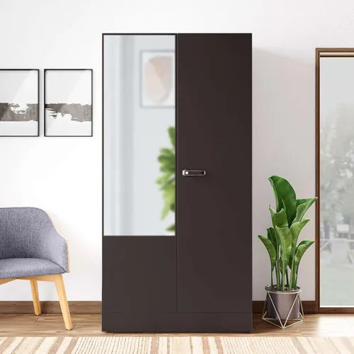 Image of Interio by Godrej Auraline Men Basic 2-Door Steel Almirah 