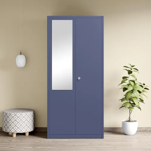 Image of Interio by Godrej Errol 2-Door Steel Almirah with Mirror