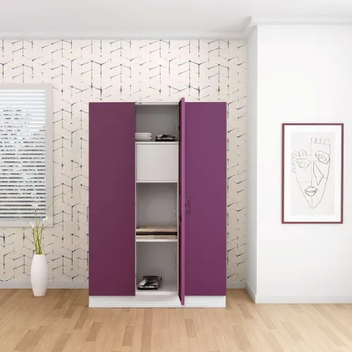 Image of Interio by Godrej Slimline 3-Door Steel Almirah