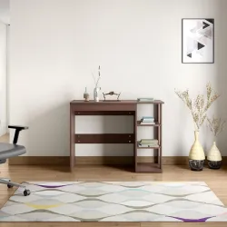 Interio by Godrej Study Table EWA Engineered Wood Study Table, 1-Year Warranty, Brown, Particle Board