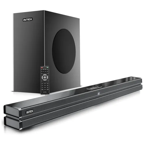 Image of Intex 2.1 Wireless Soundbar with 6.5'' Subwoofer 180W Powerful Output Bluetooth 5.1 