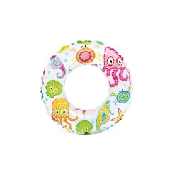 Intex 59241-2 Lively Print Swim Ring Blue