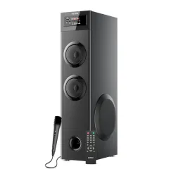 Intex 700-S Multimedia 70 W Bluetooth Tower Speaker | Wired Karaoke Mic | Party Speaker & 5.25 Inch Woofer | LED Display