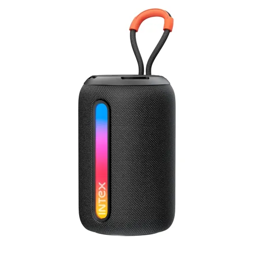 Image of Intex Beast 5X Newly Launched Bluetooth Speaker | 360° Iconic Surround Sound | Rhythmic RGB LED Light | TWS Feature | Ty