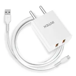 Intex Bolt Quick 65W QCPD Dual Port Output (USB + Type-C)