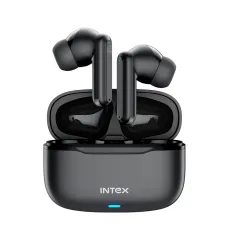 Intex Buds NEO TWS Bluetooth Earbuds with AI ENC, Deep Bass, Type-C Charging, 32H Playtime, Low Latency, Touch Control, Voice Assistant, Wireless Earphones (Black)