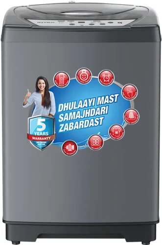 Image of Intex 7.5 kg Fully Automatic Top Load Grey (FA75BGPT)