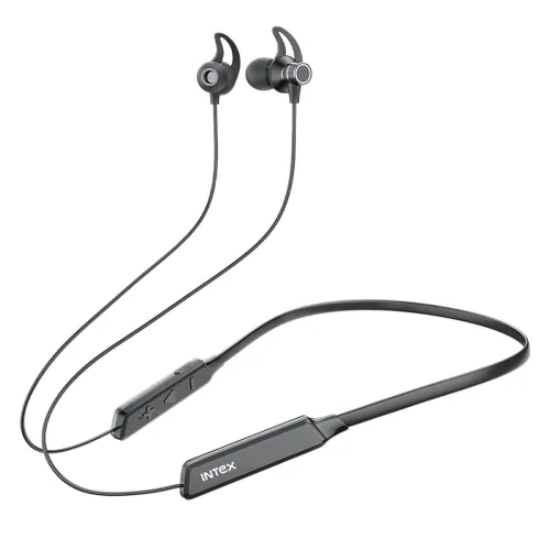 Image of Intex Musique Trend Bluetooth in Ear Wireless Neckband with Up to 30H Playtime 