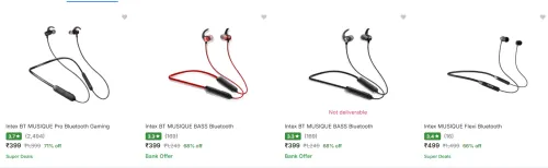 Image of Intex Neckband Starting @ ₹399