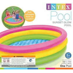 Intex Plastic Water Tub (Multicolour, 5 Ft)