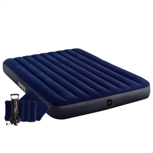 Image of Intex Dura-Beam Queen Air Bed with 2 Pillows