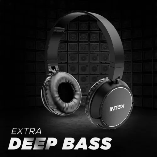 Image of Intex Roar 201 Bluetooth  (Black, On the Ear)