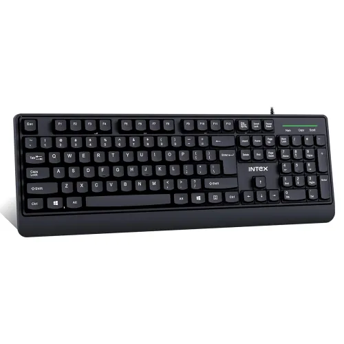 Image of Intex Stream Wired Keyboard IT-KB335 | USB 2.0 Full Size Keyboard