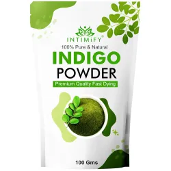 INTIMIFY Indigo Powder For Black Hair | Natural Hair Colour For Women & Men 100 gms (Pack of 1)