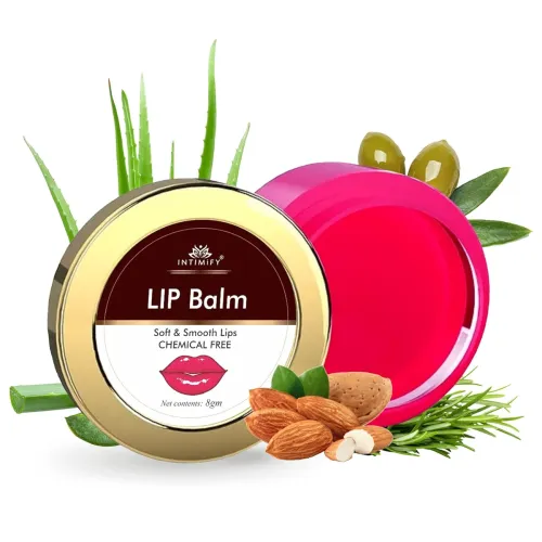 Image of INTIMIFY Lip Balm For Dark Lips To Lighten, Lip Balm For Winter Dry And Chapped Lips, Lips Nourishment Balm For Women & 