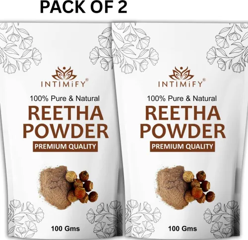 Image of INTIMIFY Organic Reetha Powder For Hair Growth 200 gm